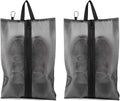 2 Pack Shoe Bags for Travel, Sneaker Bags, Waterproof Travel Shoe Bags with Zipper for Packing, Golf Shoe Dust Bags for Man and Women, Medium, Black