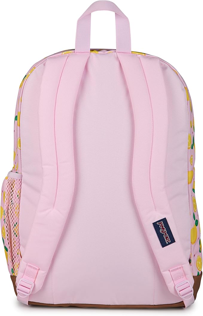 JanSport Cool Backpack with 15-inch Laptop Sleeve, Large Computer Bag Rucksack with 2 Compartments, Ergonomic Straps, Lemonade Stand