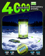 AlpsWolf Camping Lantern Rechargeable, 4000LM LED Lanterns for Power Outages, 4600mAh Super Bright Portabl Lantern & Lights for Emergency, Hurricane, Camping