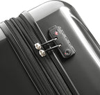 DELSEY PARIS Helium Aero Hardside Expandable Luggage with Spinner Wheels, Brushed Charcoal, 2-Piece Set (19/24)