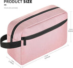 Icramsy Travel Toiletry bag Toiletry bag for women men Hanging Cosmetic bag Travel accessories for Women Men (Pink)