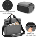 CURMIO Coffee Maker Travel Bag Compatible with Keurig K-Mini or K-Mini Plus, Single Serve Coffee Brewer Carrying Case with Multiple Pockets for K-Cup Pods, Travel Mugs, Gray (Bag Only, Patent Design)