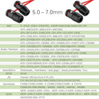 [6 Pairs] Earphone Tips New bee 12pcs Replacement Earbud Tips Blocking Out Ambient Noise Memory Foam Earbuds Inner 4.9mm for in-Ear Headphones with 5mm-7mm Tips (Black, S/M/L)