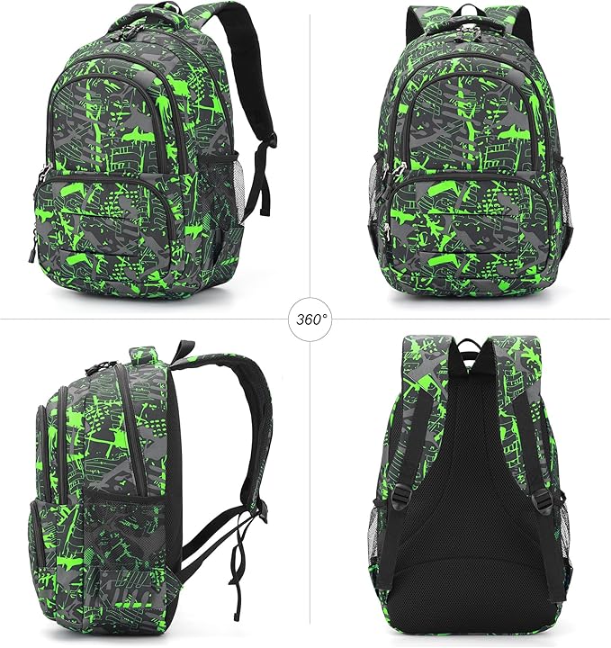 rickyh style Lightweight Elementary Durable Backpack Student Kids Waterproof Backpack