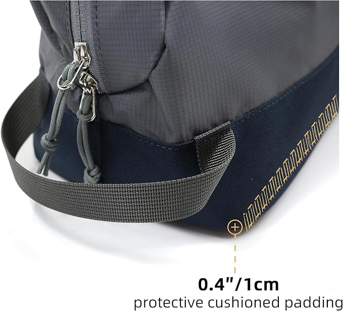 Travel Toiletry Bag 5L, Compact Travel Organizer with Waterproof TPU Wet/Dry Compartment