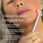 Solawave 4-in-1 Red Light Therapy Wand for Face & Neck | Beauty Device with Galvanic Current, Massager & Warmth | Anti-Aging, Wrinkle Reduction, Skin Tightening, Depuffing & Rejuvenation (Rose Gold)