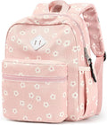 STEAMEDBUN Corduroy Toddler Backpack for Girls Boys 2-4, Kids Preschool Backpack for Kindergarten - Pink Sakura