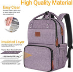MATEIN Laptop Backpack with Lunch Box, Insulated Women Backpacks with Cooler Compartment, Fits 15.6 inch Laptop Water Resistent Tote Food Bag for College Beach Camping Picnics Hiking