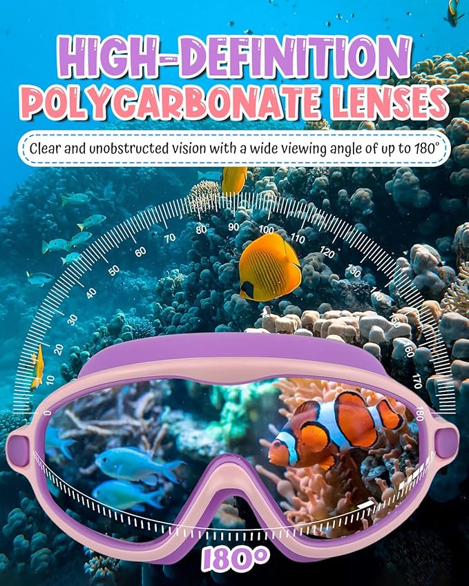 Swim Goggles 2 Pack, Wide View Anti Fog&UV Swimming Goggles for Audlt, No Leak Pool Beach Essentials for Men Women
