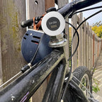 She's Birdie - The Original Personal Safety Alarm Disc for Bikes, Hikes, and Late Nights - Loud Siren, LED Light for Extra Visibility, Rechargeable, Handsfree, Lightweight, Water Resistant (Charcoal)