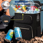Backpack Cooler Insulated Leak Proof, Lightweight Soft Sided Cooler Backpack for Men Women, Waterproof Beach Cooler Bag Lunch Backpack for Camping Hiking Picnic Fishing Travel Outdoor