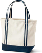 Lands' End Open Top Canvas Tote Bag