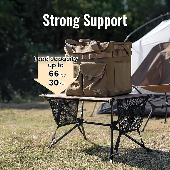 ONETIGRIS VENTARA Camping Table, Ultralight Foldable Table Sturdy & Quick Setup, Weighs Only 2.4 lbs, Perfect for Camping, Hiking, Backpacking, Picnic, Beach, Travel