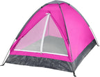 2 Person Outdoors Camping Tent with Rain Fly and Carrying Bag - Lightweight Outdoor Pop Up Tents for Camping Essentials, Music Festivals, Backpacking, Hiking, or Beach Shelter by Wakeman Outdoors