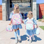 mibasies Toddler Backpack for Girls 2-4: Preschool Kindergarten Backpack - Cute Kids Backpacks for Girls - Flower Pink