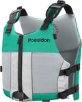 Poseidon Adjustable Water Safety Life Jacket - Classic Unisex Design with Front/Rear Storage Compartments for Multiple Water Activities