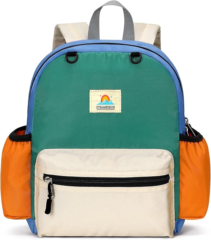 STEAMEDBUN Toddler Backpack for Boys 2-4: Kids Backpack Boys Girls - Preschool Kindergarten Daycare Backpacks - 12 inch