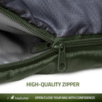 MalloMe Sleeping Bags for Adults Cold Weather & Warm - Backpacking Camping Sleeping Bag for Kids 10-12, Girls, Boys - Lightweight Compact Camping Essentials Gear Accessories Hiking Sleep Must Haves