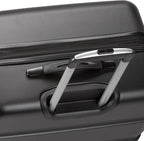 SwissGear 7366 Hardside Expandable Luggage with Spinner Wheels, Black, Carry-On 19-Inch