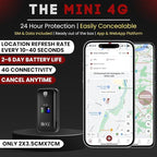 SafeTag Mini 4G - 4G LTE Rechargeable Mini GPS Tracker, Car, Van, Motorbike etc. 34-205 Countries, Real Time Tracking and Notifications, 7 Day Free Trial - Sim Included, 12 Month Warranty