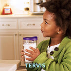 Tervis Clear & Colorful Tabletop 10oz Made in USA Double Walled Insulated Tumbler Travel Cup Keeps Drinks Cold & Hot, 10oz - 4pk, Clear