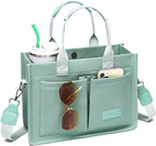 ZHMO Canvas Tote Bag for Women,Women's Bags Crossbody Bags Work Laptop Tote Bag Large Handbags Purse for Travel Nurse Teacher