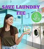 TidyFriend Sink Travel Laundry Detergent 10 ml, 32 Pack Effective Travel Detergent Packets for Sink Washing, Lightweight Must Haves Laundry Essentials
