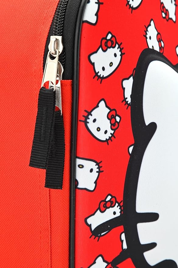 Fast Forward Hello Kitty 16" Soft Luggage - Cute & Durable Carry-On Suitcase for Travel 16X12X5