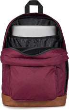 JanSport Cool Backpack with 15-inch Laptop Sleeve, Large Computer Bag Rucksack with 2 Compartments, Ergonomic Straps, Cherry Lacquer