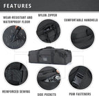 86l Large Duffel Bag For Travel, Gym & Sports - Water Repellent Polyester, Hidden Straps, Shoe Compartment - Perfect Luggage Duffle Bag Or Backpack For Men & Women