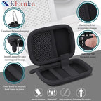 khanka for Anker Nano Power Bank Ultra-Slim 5,000Mah & Maggo Power Bank 10K Case,Compatible with Anker A1665/A1664 Slim Magnetic Charger, Protective Carrying Case Only (Black)