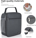 Lovoeo Lunch box Lunch bag for men women Insulated Lunchbox Lunch bags for Work Picnic Travel (Grey)