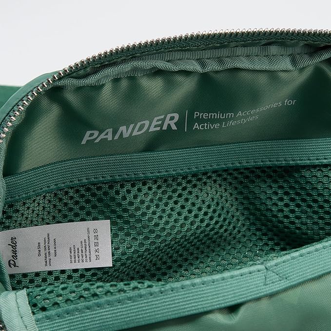 Pander Everywhere Belt Bag for Women, Fashion Waist Packs, Crossbody Bags with Adjustable Strap (Eucalyptus Green).