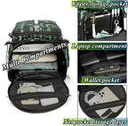 Gym Duffle Bag Backpack with Shoe Compartment,4 ways Travel Backpack for Women and Men,Multi-Functional Weekender bag with Waterproof Layer&Laptop Compartment for Fitness, Travel,Camping
