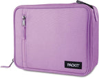 PackIt(R) Freezable Classic Lunch Box, Lavender, Built with EcoFreeze(R) Technology, Fully Freezable, Collapsible, Reusable, With Zip Front Pocket and Buckle Handle, Designed for Fresh Lunch On the Go