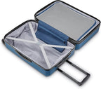 American Tourister Stratum XLT Expandable Hardside Luggage with Spinner Wheels, Blue Spruce, Checked-Large 28-Inch