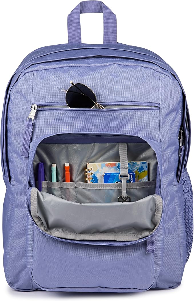JanSport Laptop Backpack - Computer Bag with 2 Compartments, Ergonomic Shoulder Straps, 15” Laptop Sleeve, Haul Handle - Lavender Ash