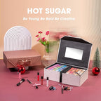Hot Sugar Makeup Kit for Teenagers, Beginner Makeup Gift Set for Women Full Makeup Kit (Bronze)