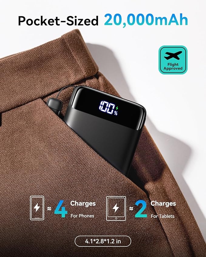 INIU Smallest 20000mAh Portable Charger+ 45W Power Bank