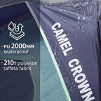 CAMEL CROWN Tents for Camping 4/8 Person Waterproof Tent Quick Setup Folding Outdoor Backpacking Tents Family Hiking