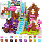 Magnetic Blocks Travel Magnetic Building Blocks Cubes - 100 PCS Tin Box Magnet Toys Set STEM Educational Stacking for Kids Ages 3 4 5 6 7 8 9 10 11 12 Year Old Boys Girls Birthday Christmas