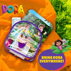 Dora Puffy Sticker Playset, 35 Reusable Stickers and 2 Play Scenes, Fun Kids Activities, Toddler Toys, Road Trip Essentials, Gifts for 4 Year Old Girl, Mess Free Airplane Toy