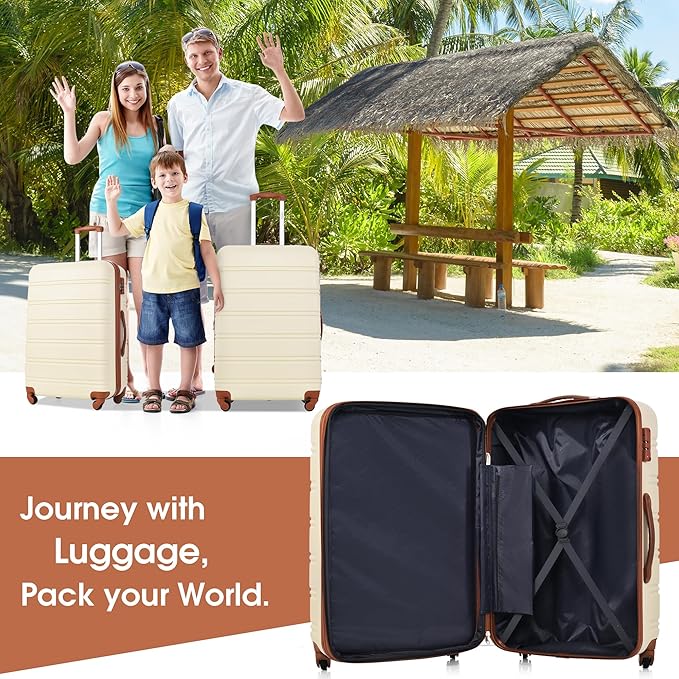 Luggage Sets with Packing Cubes Hardside 13 Piece Suitcase Set with Spinner Wheels