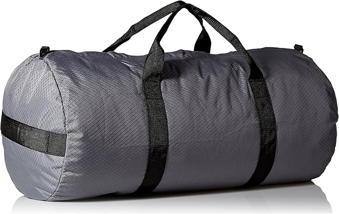 75L Hauler Duffel Bag, Heavy-Duty Gear Bag, 1050D Tuff Cloth, Diamond Ripstop, Reinforced Stitching - Grey (14" x 30")