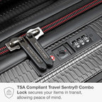 Traveler's Choice Maxporter II Polycarbonate Hardside Trunk with Spinner Wheels, Gray, 31-Inch Large Trunk