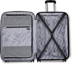 American Tourister Stratum 3.0 Large 28-Inch Spinner, Airline Approved, Durable Hardside Luggage, Expands 1.5", RightHeight™ Adjustable Handle, Black