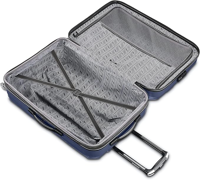 Samsonite Centric 2 Hardside Expandable Luggage with Spinner Wheels, True Navy, 3-Piece Set (20/24/28)