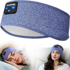 Perytong Sleep Headphones Wireless, Bluetooth Sports Headband Headphones with Ultra-Thin HD Stereo Speakers Perfect for Sleeping,Workout,Jogging,Yoga,Insomnia, Air Travel, Meditation (SkyBlue)
