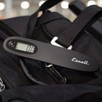 Escali Velo Slimline Portable Travel Luggage Scale with 110 lb Capacity, Black