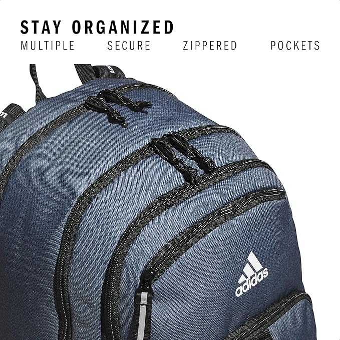 adidas Prime 7 Backpack for Laptop, School and Travel, 37L